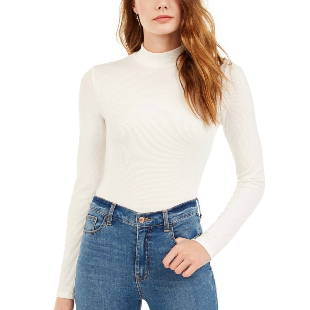 Junior’s Mock Neck Bodysuit